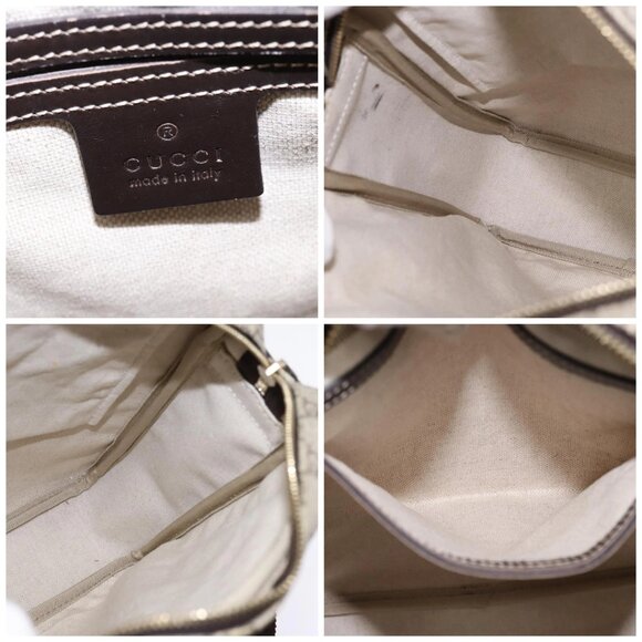 GUCCI GG Supreme Shoulder Bag PVC Beige Gold 201448 Auth ep11234 - Picture 16 of 16